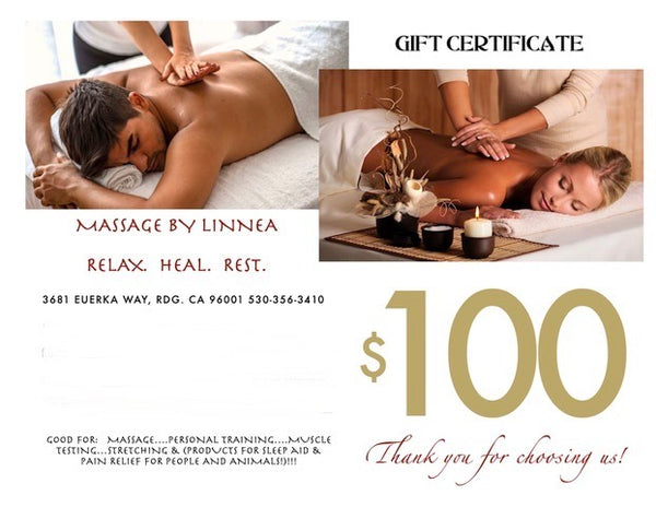 Massage by Linnea Gift Certificate