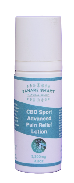 3oz 3,300mg CBD SPORT Advanced Pain Relief Lotion