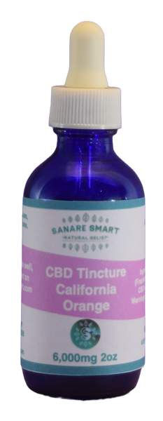 2oz 6,000mg (3,000mg per oz) CBD Tincture California Orange