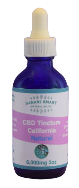 2oz 6,000mg (3,000mg per oz) CBD Tincture California Natural