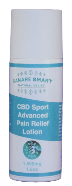 1.5oz 1,500mg CBD SPORT Advanced Pain Relief Lotion
