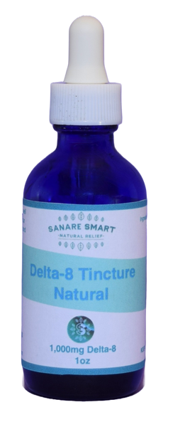 1oz 1,000mg Delta-8 Full Spectrum Tincture California Natural